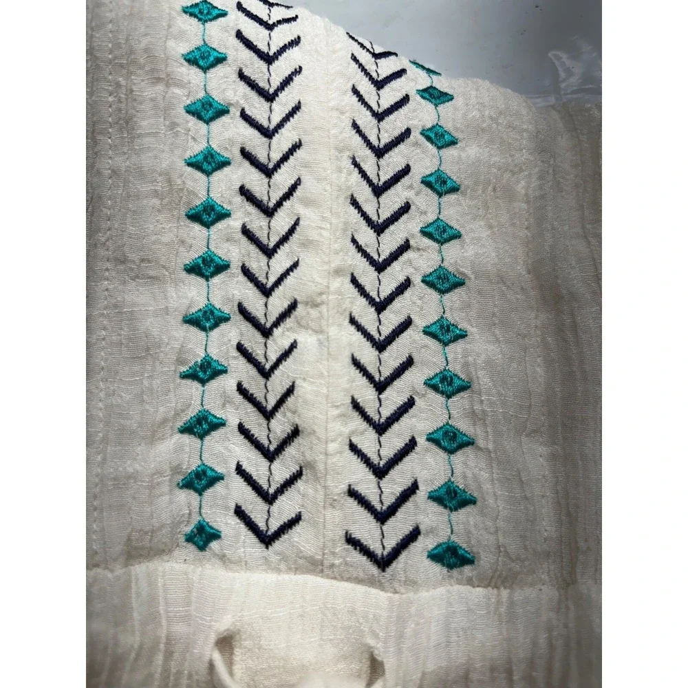 Kona Sol Beachy Ivory Top Coverup 34x38,‎ tagged M